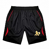 Men's Oakland Athletics Black Red Stripe MLB Shorts,baseball caps,new era cap wholesale,wholesale hats